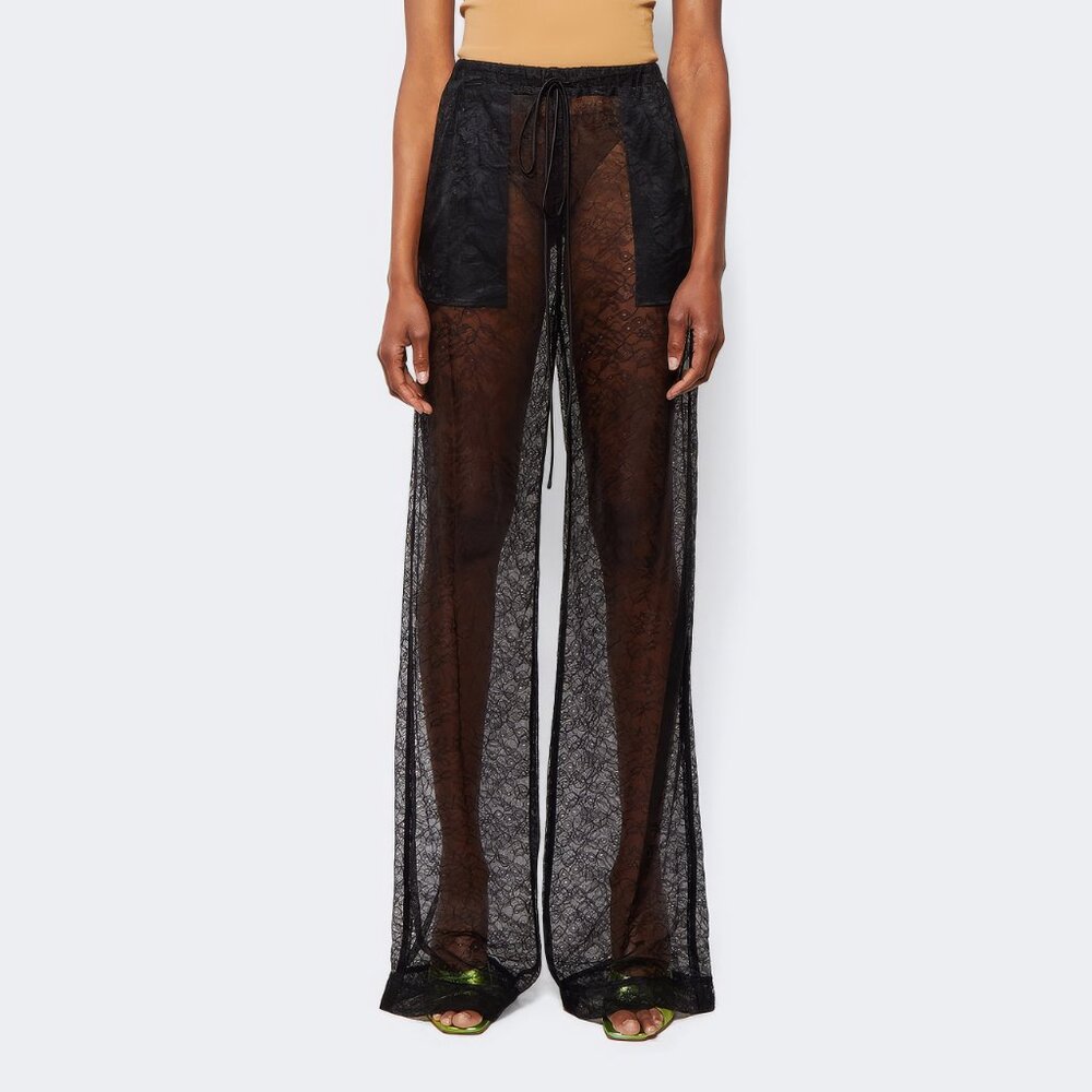 NWT LaQuan Smith Moto Lace Pants